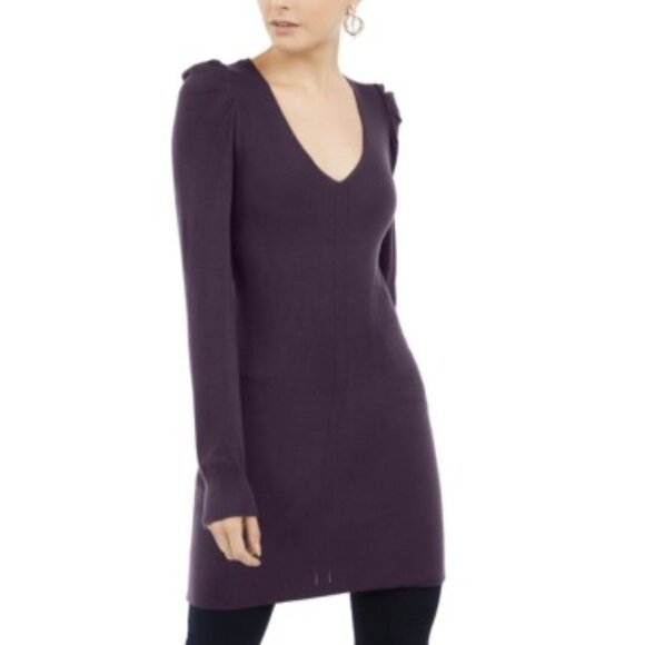 INC Puff-Sleeve Sweater Tunic - Picture 1 of 5
